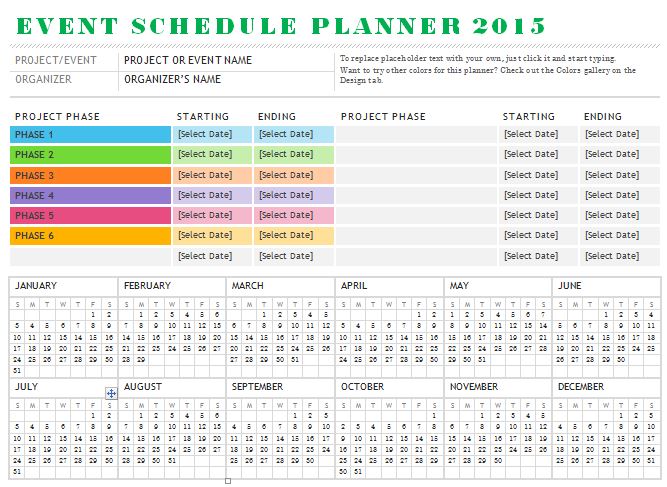 Party Planning Template Microsoft Excel Templates