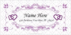 6  Wedding Address Label Templates for MS Word Formal Word Templates