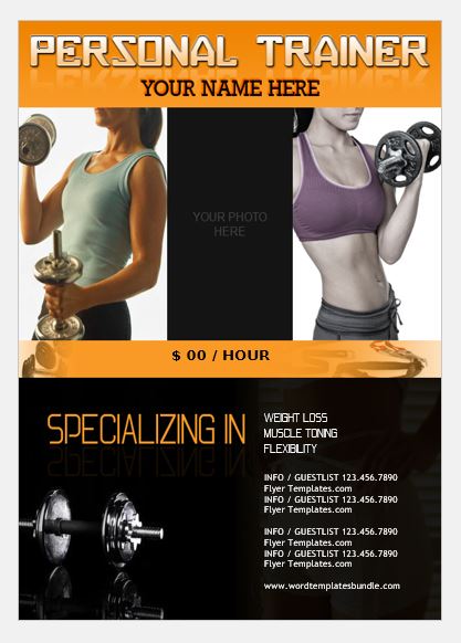 Personal Trainer Flyer