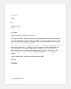 request letter for office tables and chairs