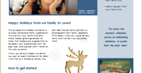 Family Christmas Newsletter
